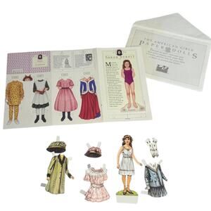 American Girl Paper Dolls #24 Sarah Streit & Samantha Winter Amusement Doll 1996